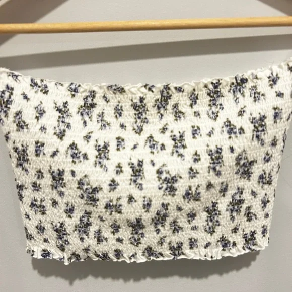 Garage Ruched Floral Tube Top - Picture 3 of 6